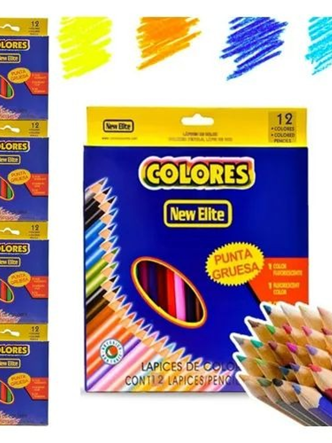 Lapices de colores 12 unidades  1
