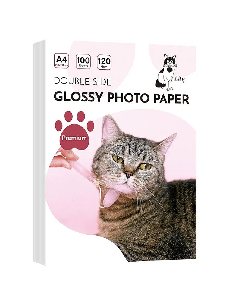 PAPEL FOTOGRAFICO GLOSSY DOBLE CARA  120 GRS A4 1