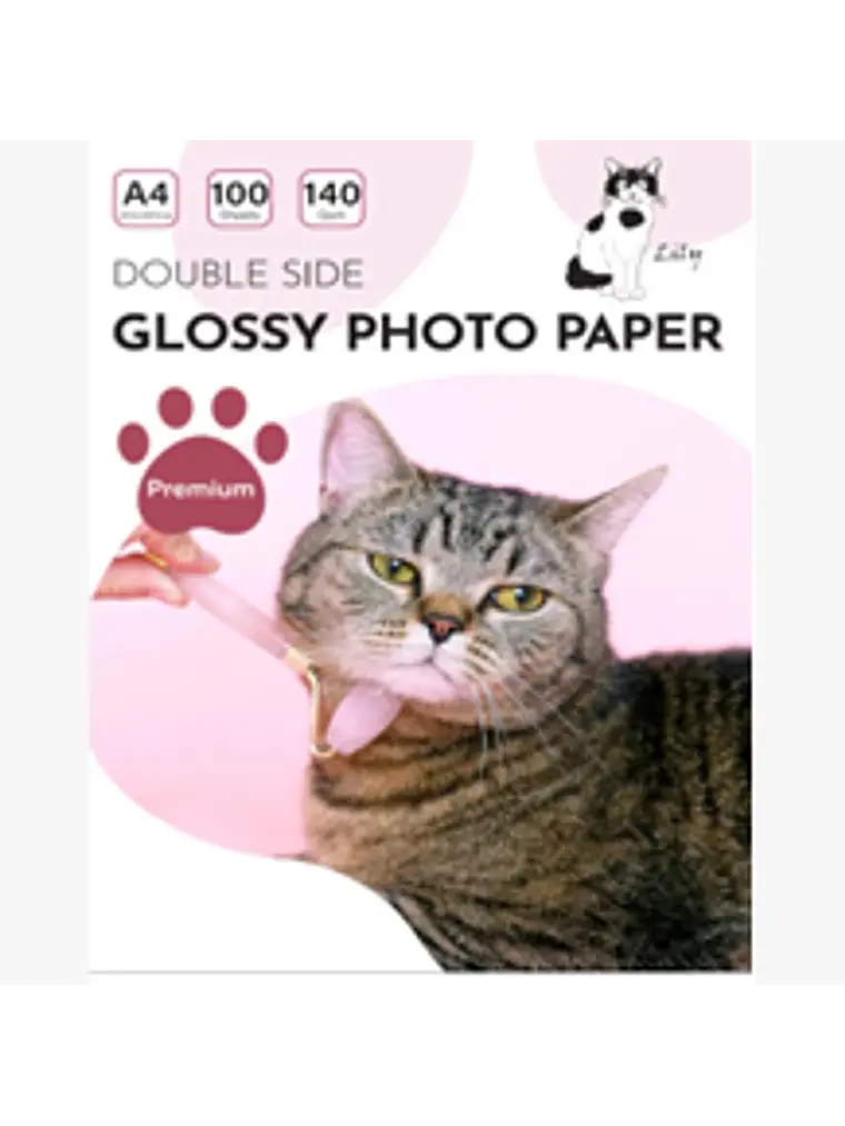 PAPEL FOTOGRAFICO GLOSSY DOBLE CARA  140 GRS A4 1