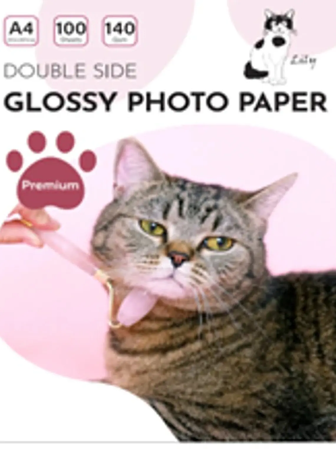 PAPEL FOTOGRAFICO GLOSSY DOBLE CARA  140 GRS A4 1