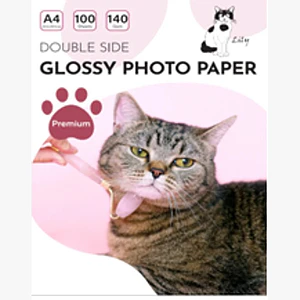 PAPEL FOTOGRAFICO GLOSSY DOBLE CARA  140 GRS A4