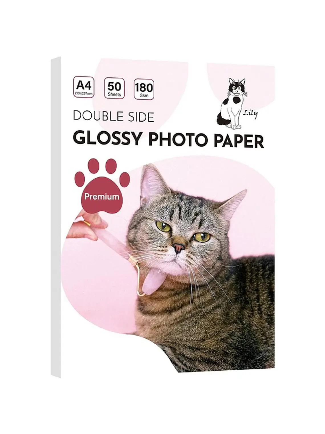 PAPEL FOTOGRAFICO GLOSSY DOBLE CARA  180 GRS A4 1