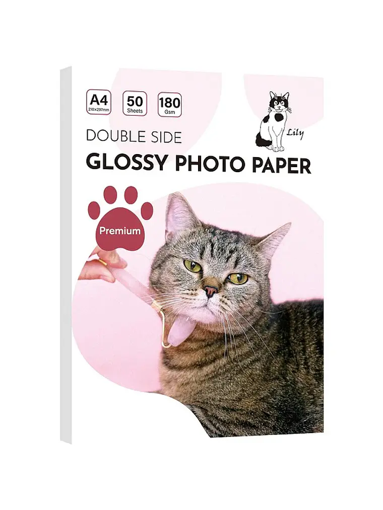 PAPEL FOTOGRAFICO GLOSSY DOBLE CARA  180 GRS A4 1