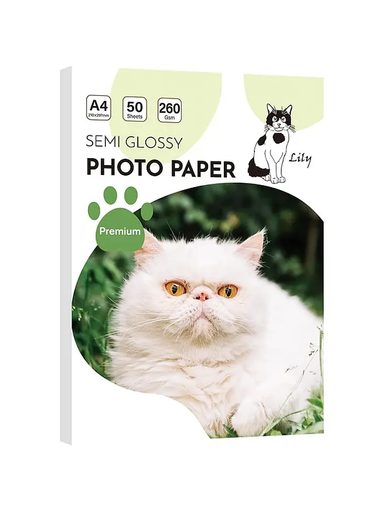 Papel  semi brillo 260 grs 1