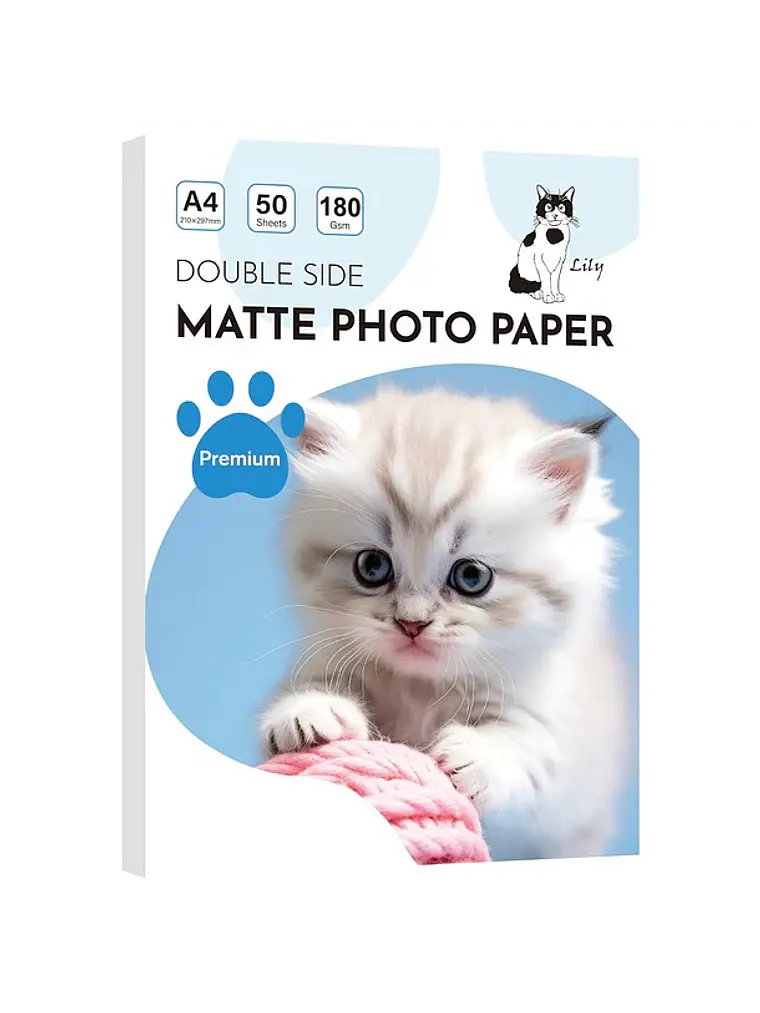 Papel fotográfico mate A4 5