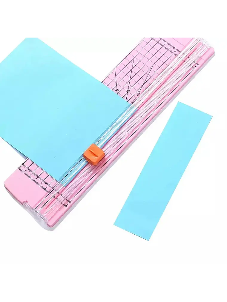Mini guillotina cortadora de papel manual portatil 2
