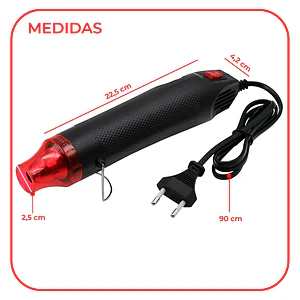 Pistola de Calor Eléctrica y Portátil de Aire Caliente