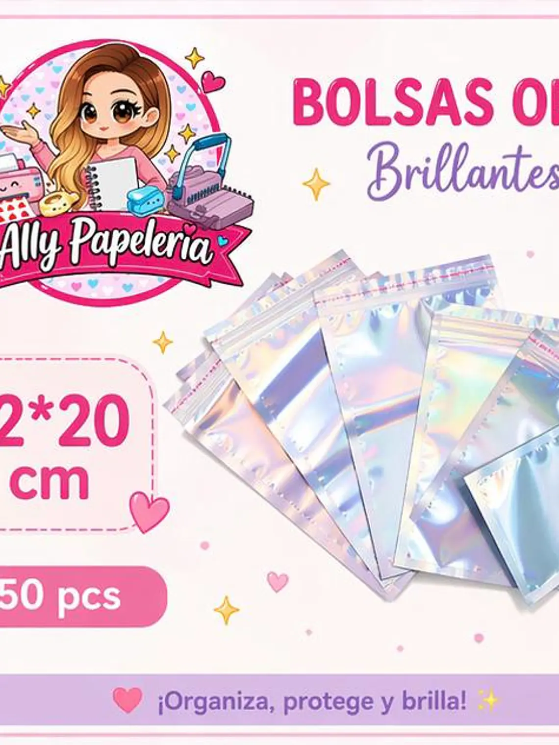 Bolsas holografícas herméticas  2
