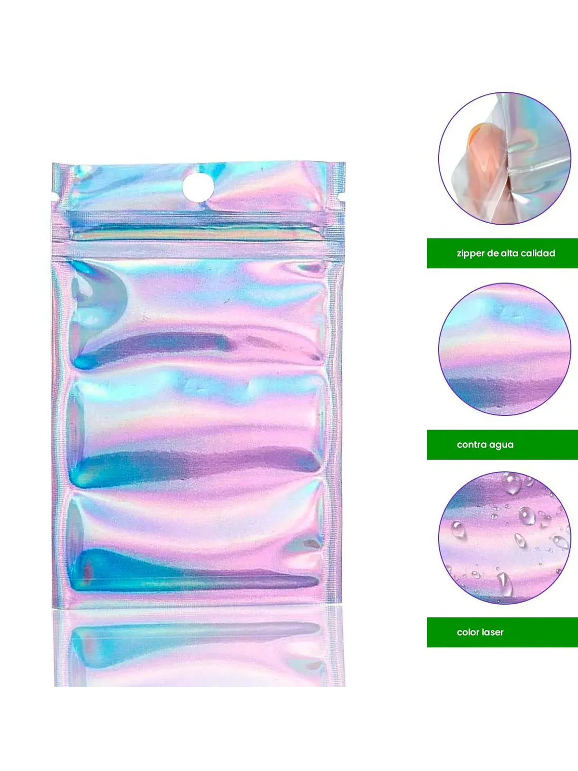 Bolsas holografícas herméticas  6