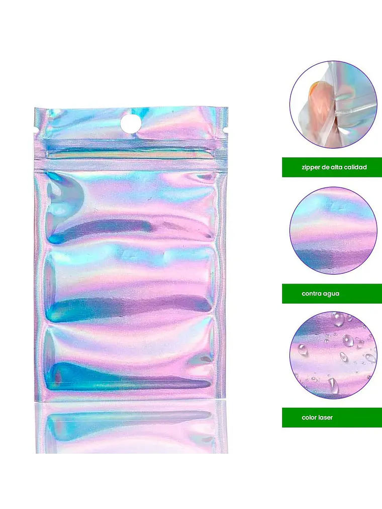 Bolsas holografícas herméticas  6