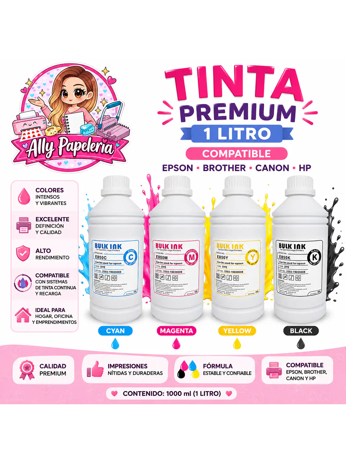 Tintas DYE litro  1