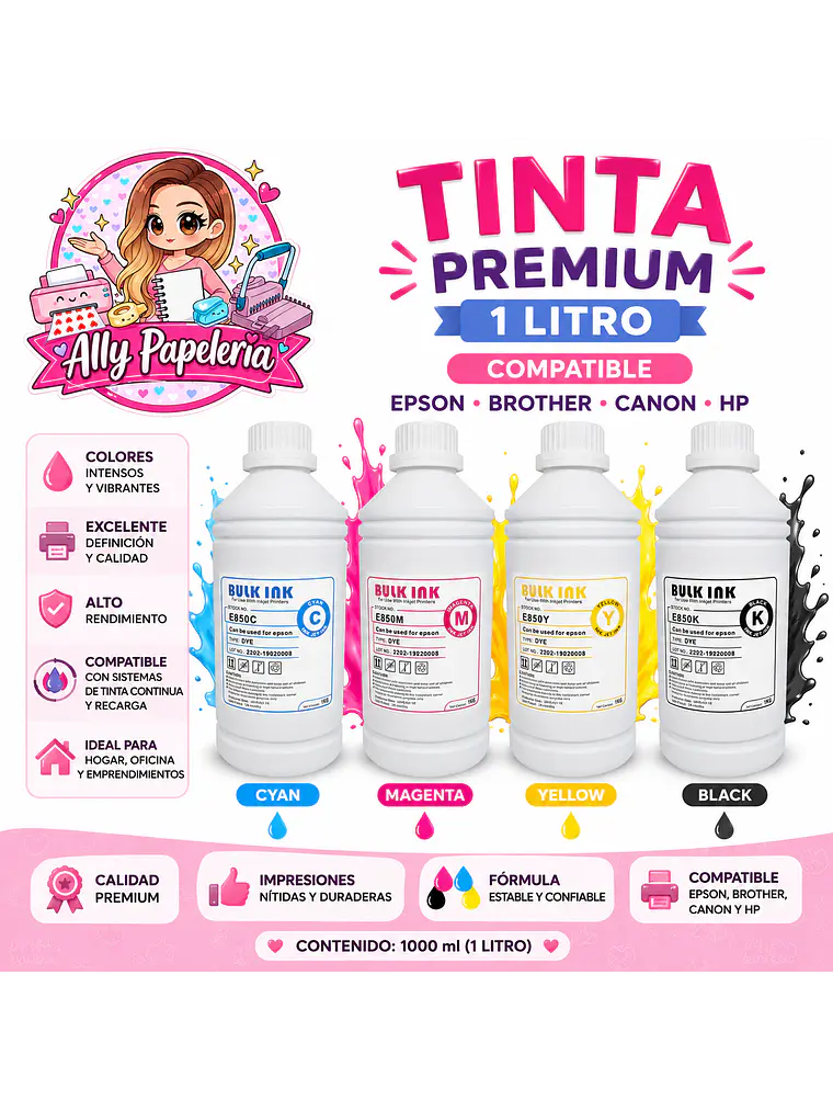 Tintas DYE litro  1