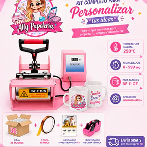kit Estampadora de tazas 