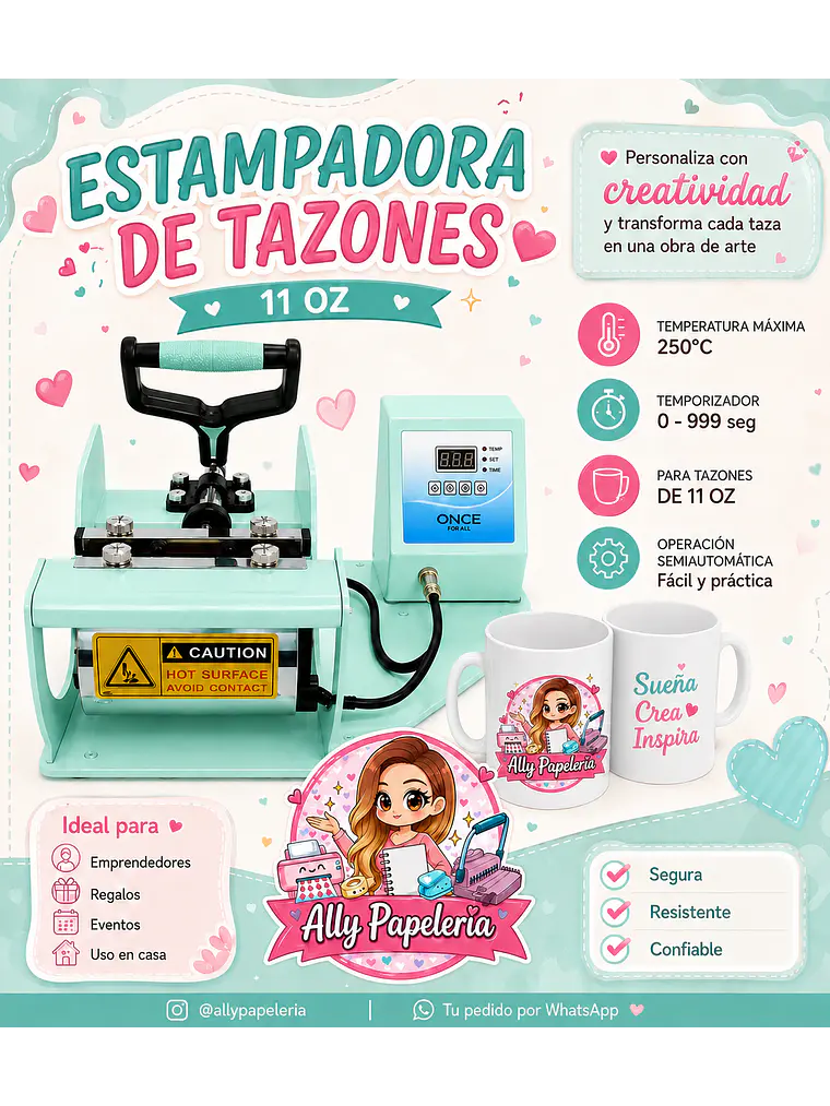 ESTAMPADORA TAZÓNES 1