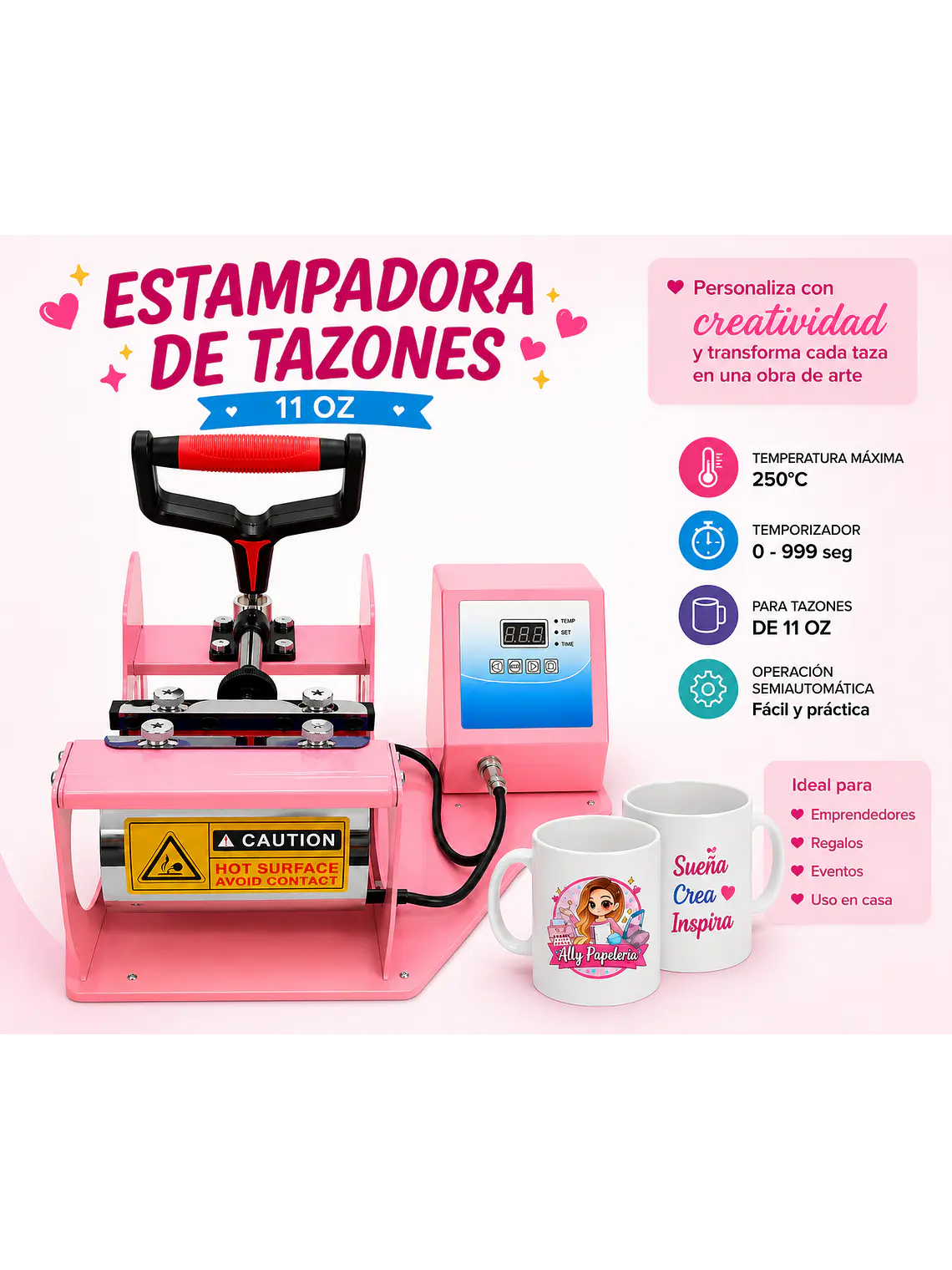 ESTAMPADORA TAZÓNES 2