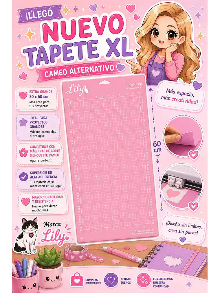 TAPETE ALTERNATIVO 30X60 CM ROSA 1