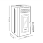 Estufa a Pellet Amesti Vulcan 10 - Miniatura 8