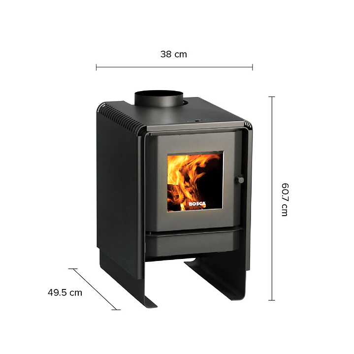 Estufa a Leña Eco 350 - 7,3 KW 2