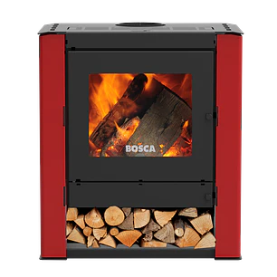 Estufa a Leña Gold 500 Black Vision - 12,2 KW