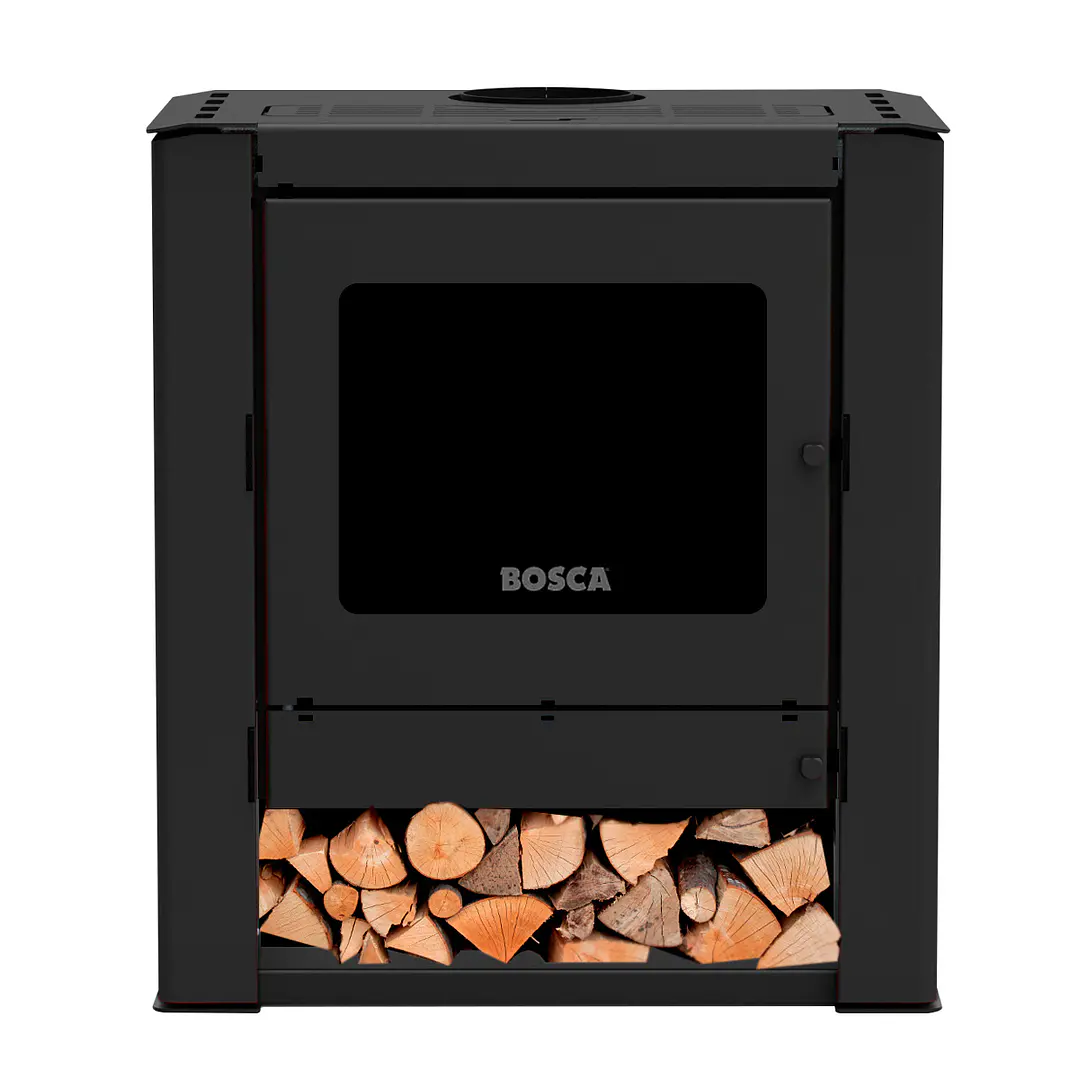 Estufa a Leña Gold 500 Black Vision - 12,2 KW 2