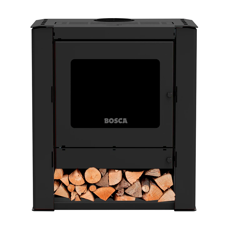 Estufa a Leña Gold 500 Black Vision - 12,2 KW 2