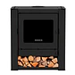 Estufa a Leña Gold 500 Black Vision - 12,2 KW - Miniatura 2