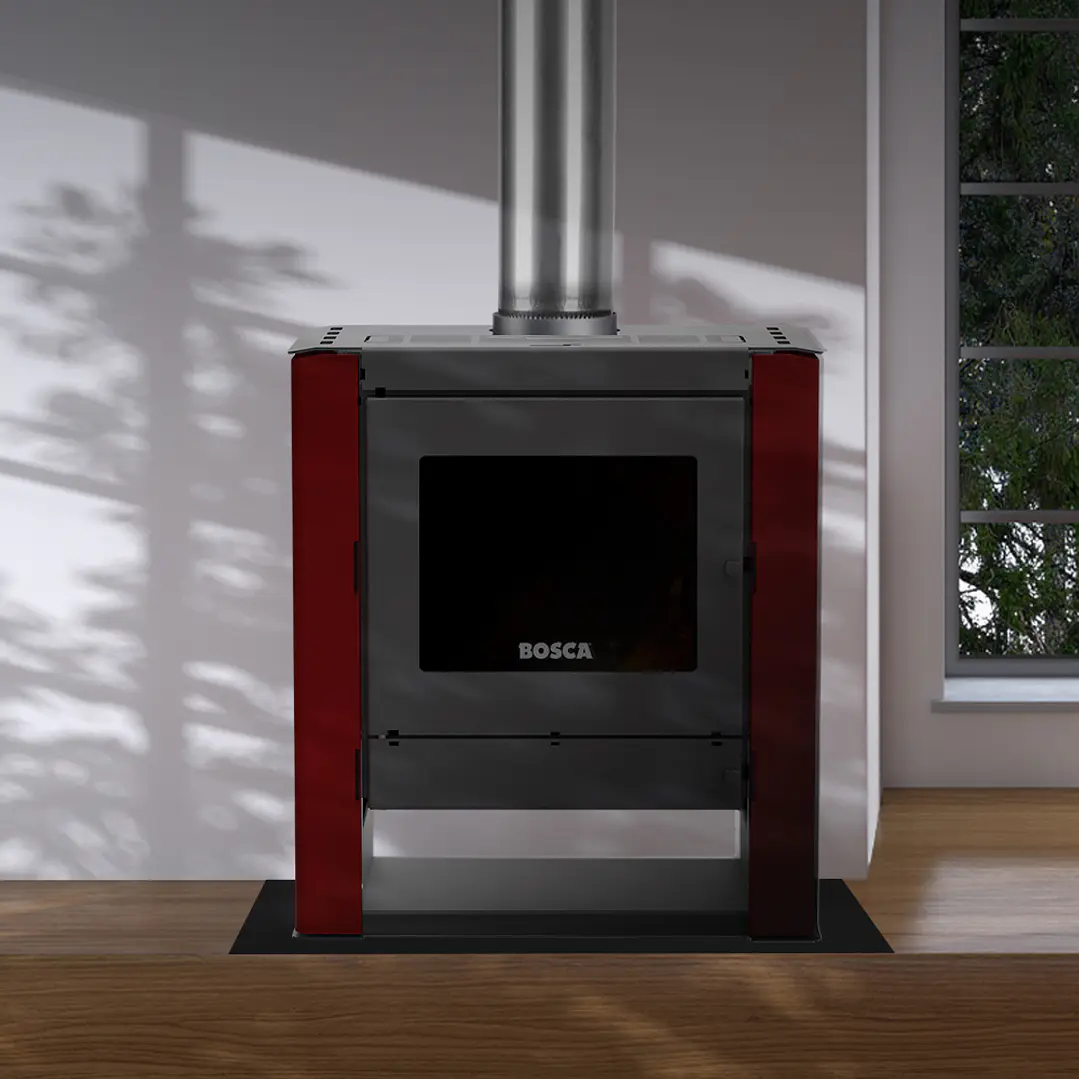 Estufa a Leña Gold 500 Black Vision - 12,2 KW 4