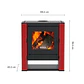 Estufa a Leña Gold 500 Black Vision - 12,2 KW - Miniatura 6