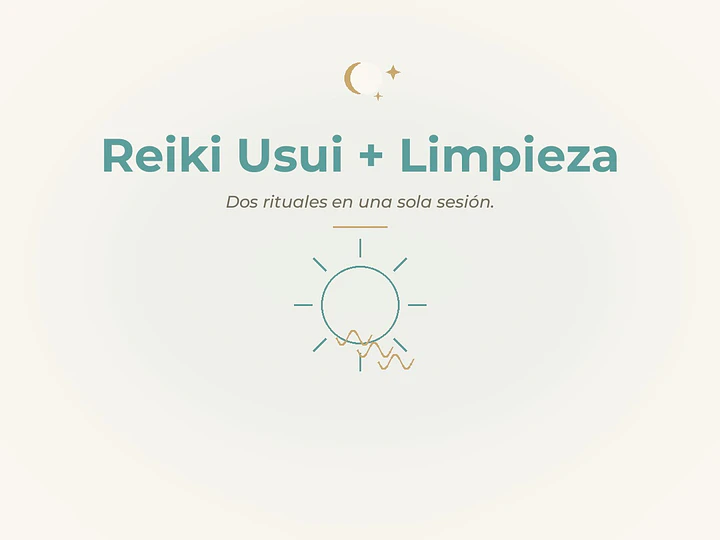 Reiki Usui + Limpieza Energética