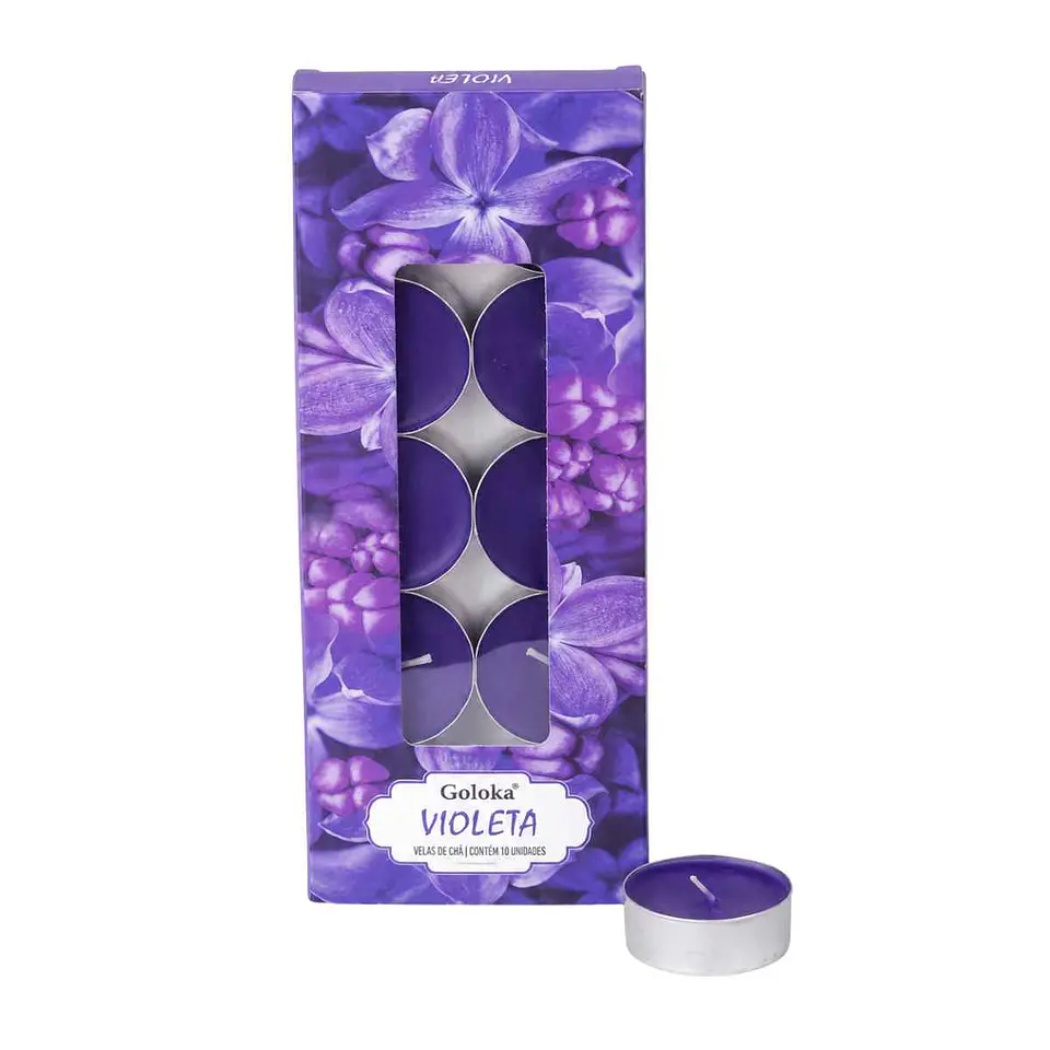 Vela Tealight Violeta 1