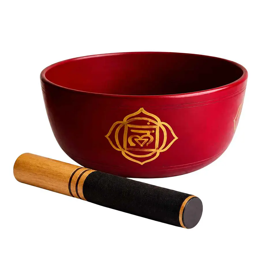 Cuenco Tibetano Rojo LAM 18 cm 1