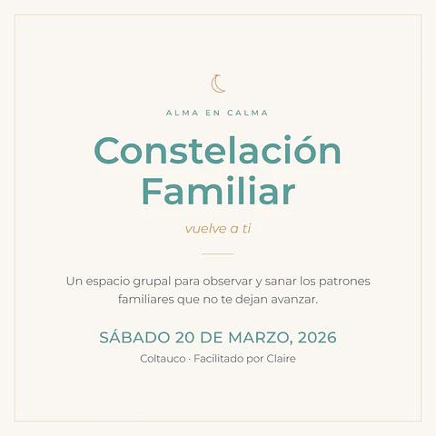 Constelaciones Familiares — 20 Marzo 2026