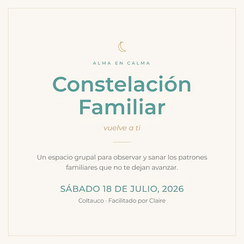 Constelaciones Familiares — 18 Julio 2026
