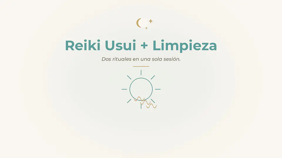 Reiki Usui + Limpieza Energética 1