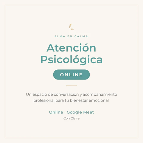 Sesión Psicológica (Online) 