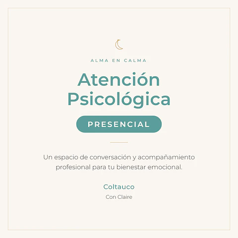 Sesión Psicológica Presencial