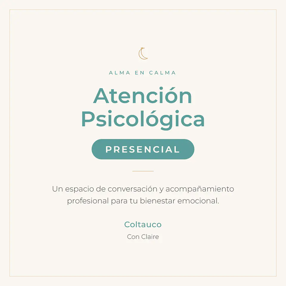 Sesión Psicológica Presencial 1