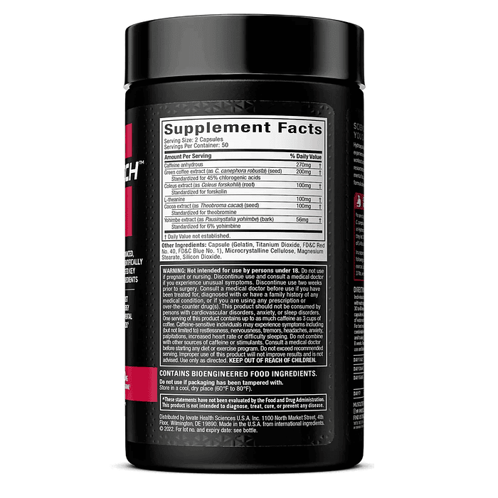 HYDROXYCUT HARDCORE ELITE 100 CPS