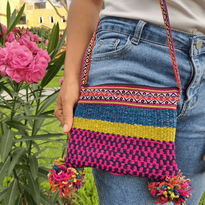 Mini cartera lana de oveja 1