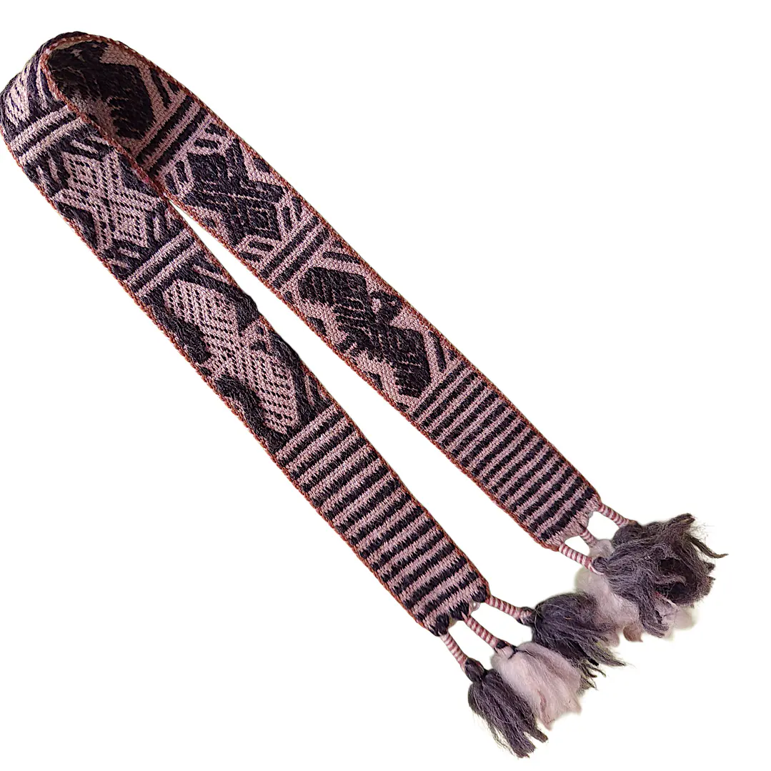 Cintas para sombrero lana de alpaca  2