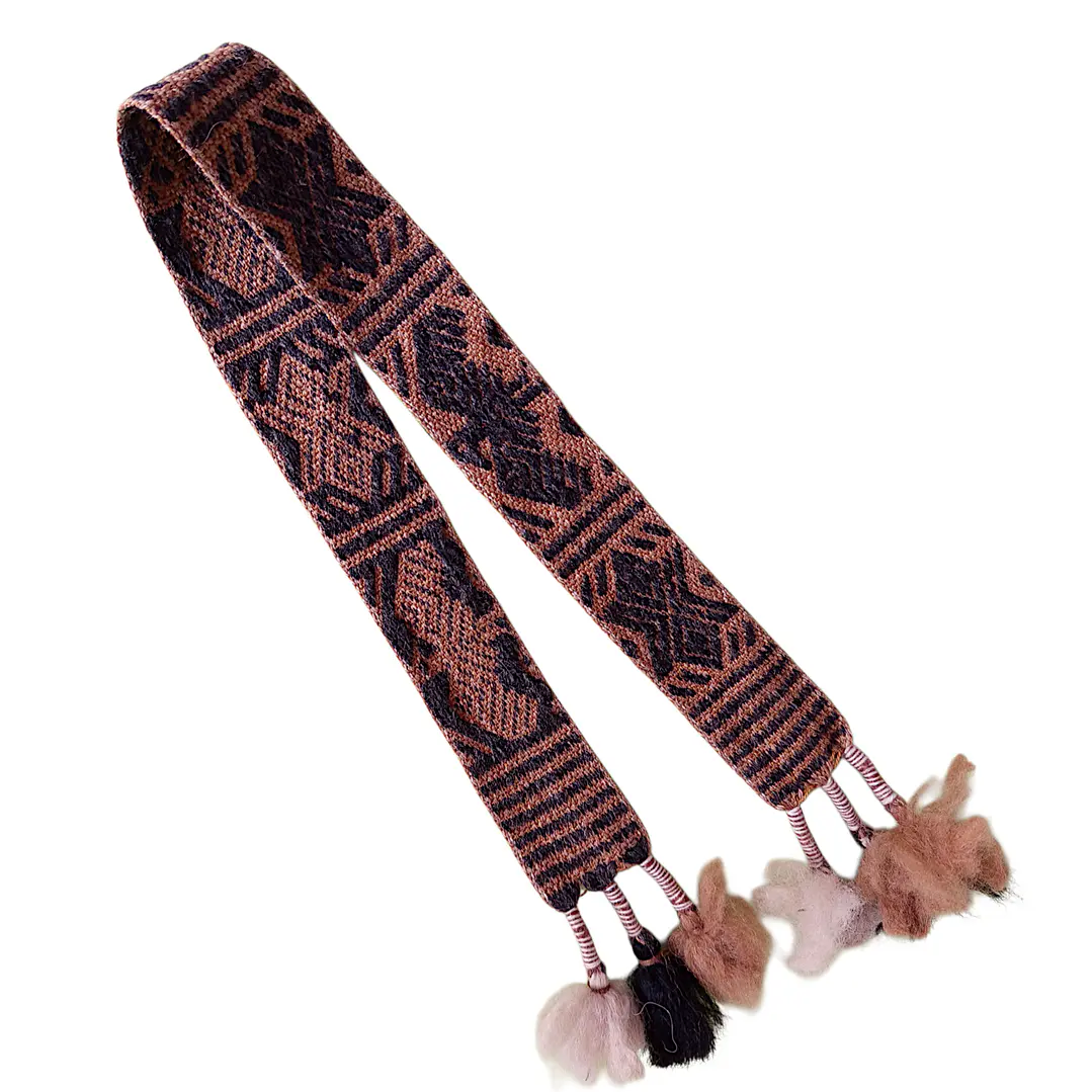 Cintas para sombrero lana de alpaca  4