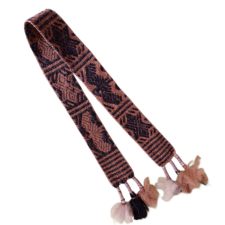 Cintas para sombrero lana de alpaca  4