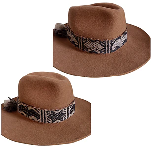 Cintas para sombrero lana de alpaca 