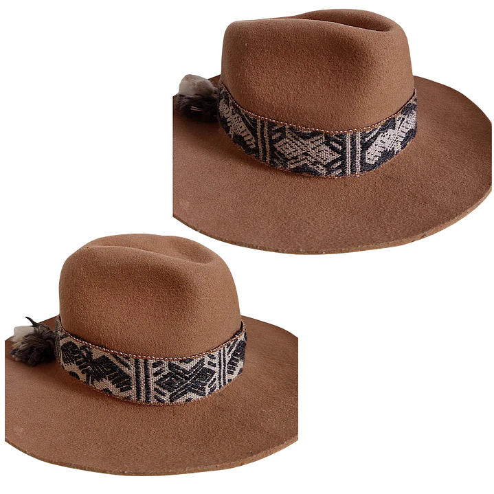 Cintas para sombrero lana de alpaca  1