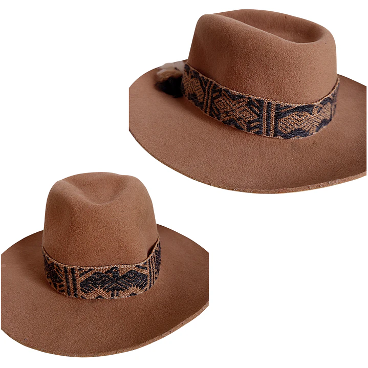 Cintas para sombrero lana de alpaca  3