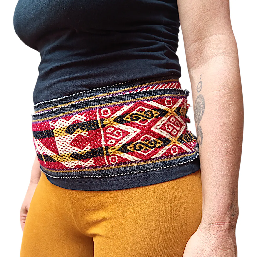 Faja/chumbes lana de oveja  2