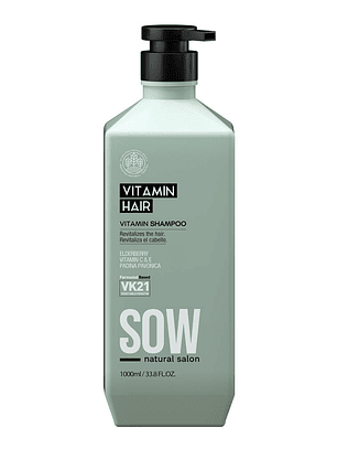 SOW | Vitamin Hair | Shampoo Vitamin Cabellos Dañados LT