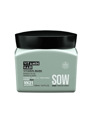 SOW | Vitamin Hair | Mascara Vitamin Cabellos Dañados 500ml