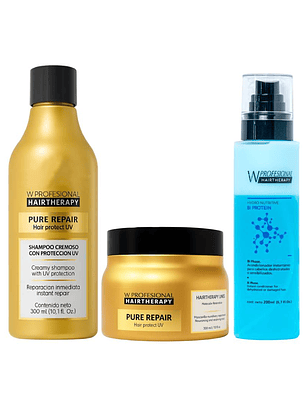 Hair Therapy | Pure Repair | Kit Shampoo + Mascara + Bifase