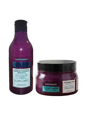 Hair Therapy | Curl Activator | Kit Shampoo + Mascara